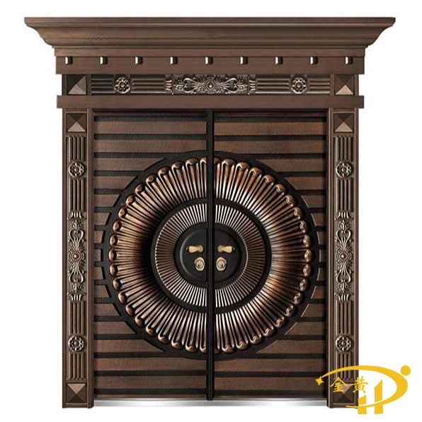中式鑄鋁別墅大門