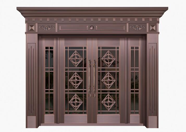 銅門開槽工藝：金黃銅門加料了 趕緊一睹真容！