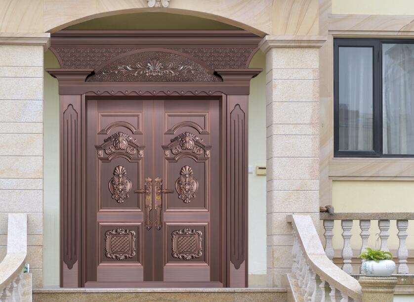 別墅對(duì)開銅門