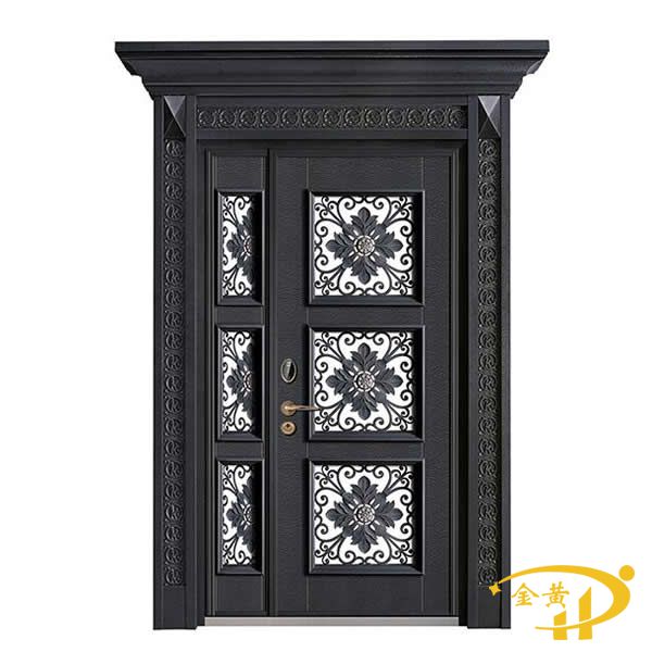 玻璃別墅子母門