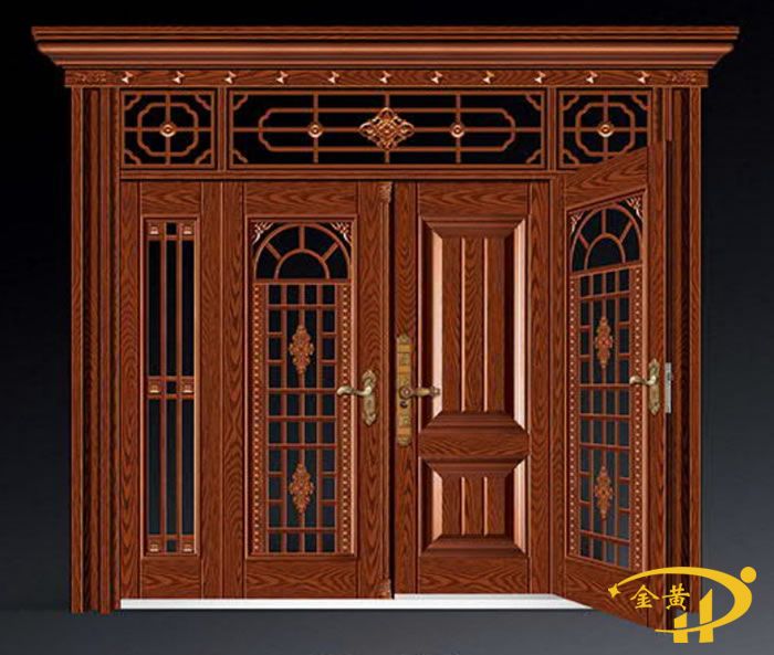 鋅合金玻璃拼接復(fù)合門