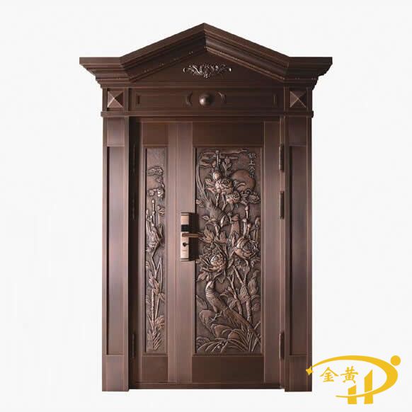 三角門頭純銅門