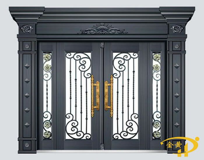 非標子母玻璃拼接門