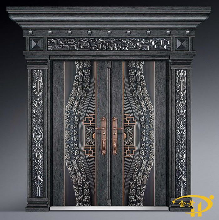 別墅鋅合金鑲嵌拼接門廠家